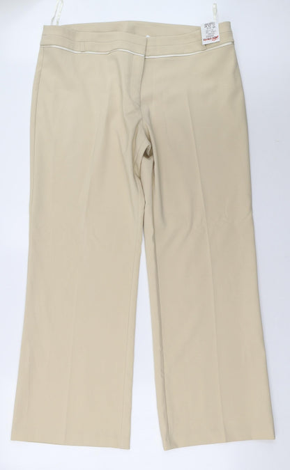 florence & fred Womens Beige   Trousers  Size 18 L32 in