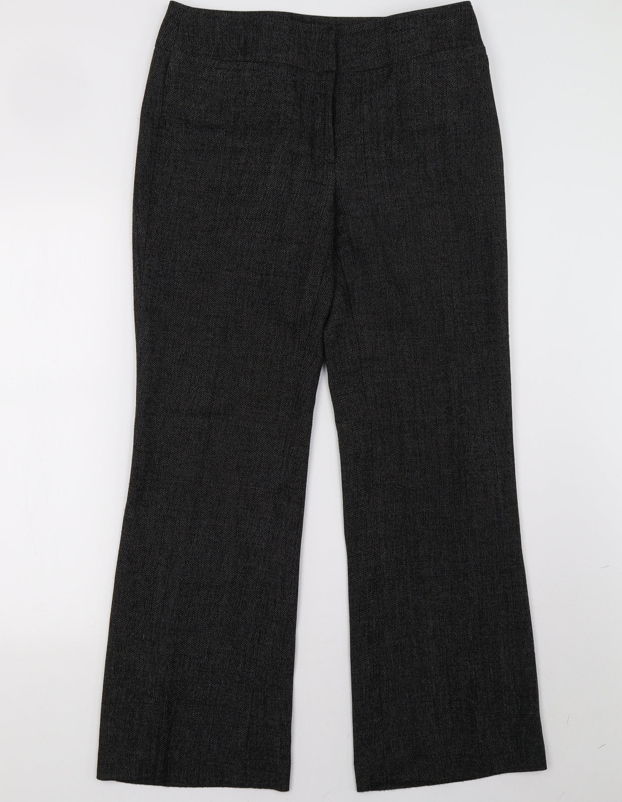 Womens UK Size 12 Dorothy Perkins Regular Fit  Black Trousers