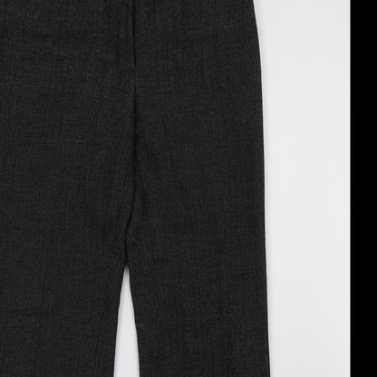 Womens UK Size 12 Dorothy Perkins Regular Fit  Black Trousers