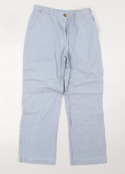 Cotton Traders Womens Blue   Trousers  Size 10 L27 in