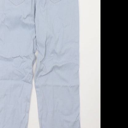 Cotton Traders Womens Blue   Trousers  Size 10 L27 in