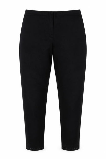 Womens UK Size 12 Debenhams Regular Fit  Black Trousers