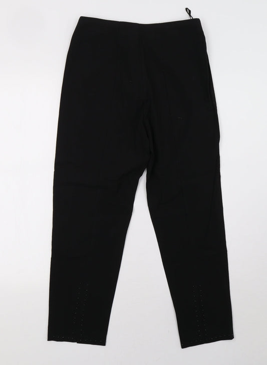Womens UK Size 12 Debenhams Regular Fit  Black Trousers