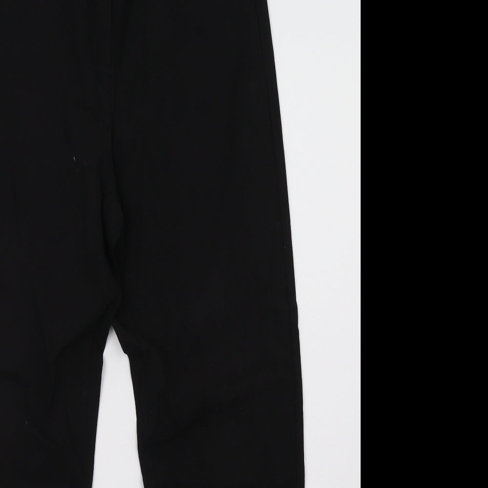 Womens UK Size 12 Debenhams Regular Fit  Black Trousers