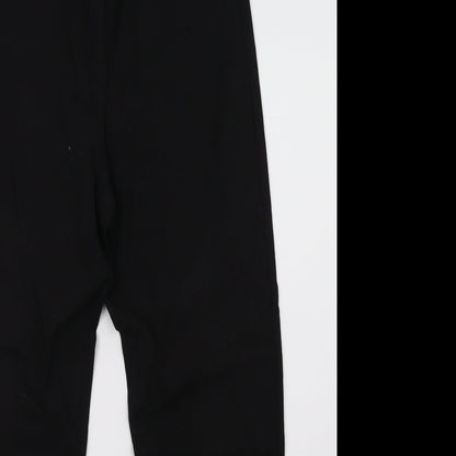 Womens UK Size 12 Debenhams Regular Fit  Black Trousers