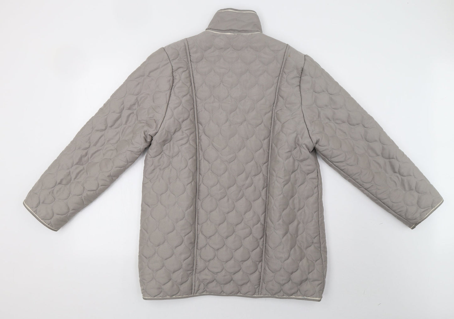 Gabriella Womens Grey   Puffer Jacket Coat Size 12