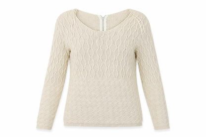 M&Co Womens Beige   Pullover Sweatshirt Size 12