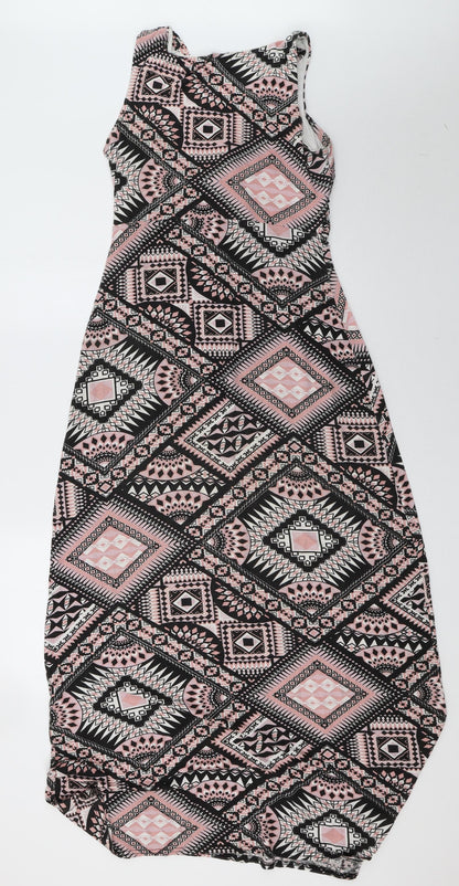 t.g Womens Pink Geometric  A-Line  Size 12