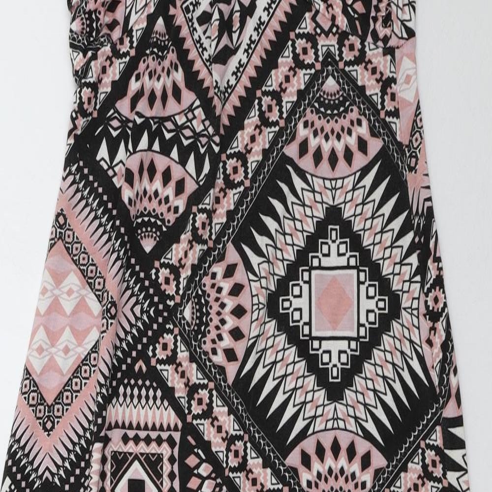 t.g Womens Pink Geometric  A-Line  Size 12