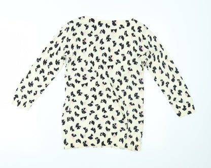 Womens UK Size 10 Fenn Wright Manson Ivory Basic Blouse