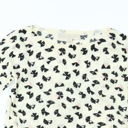 Womens UK Size 10 Fenn Wright Manson Ivory Basic Blouse