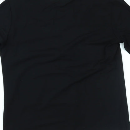 Womens UK Size S Brandtex Black Basic Blouse