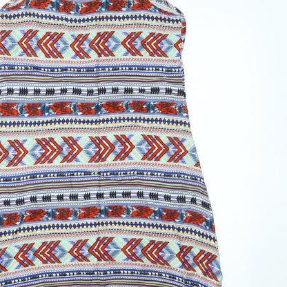 Primark Womens Multicoloured Geometric  Shift  Size 8