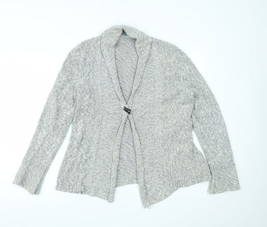 Womens UK Size M Wallis Grey Cardigan Jumper