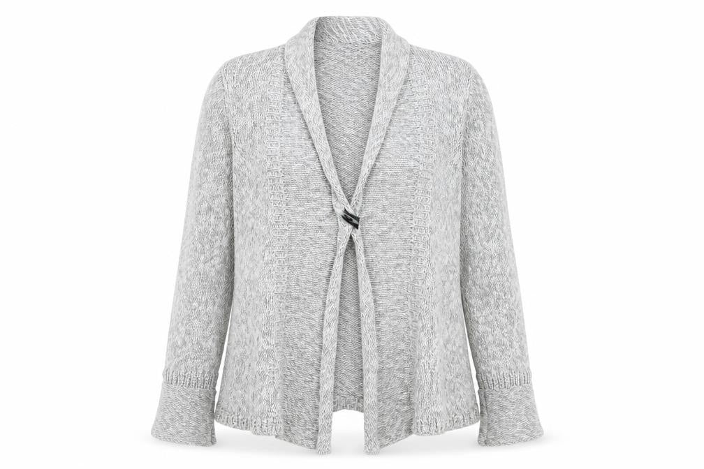 Womens UK Size M Wallis Grey Cardigan Jumper
