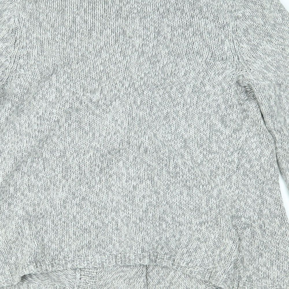 Womens UK Size M Wallis Grey Cardigan Jumper