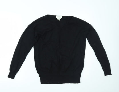 Womens UK Size 10 NEXT Black Basic Blouse