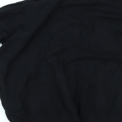 Womens UK Size 10 NEXT Black Basic Blouse