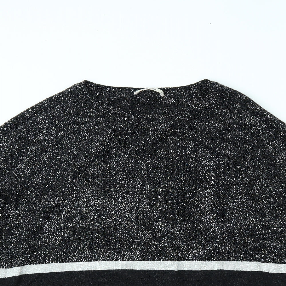 Womens UK Size 10 TU Black Basic Blouse