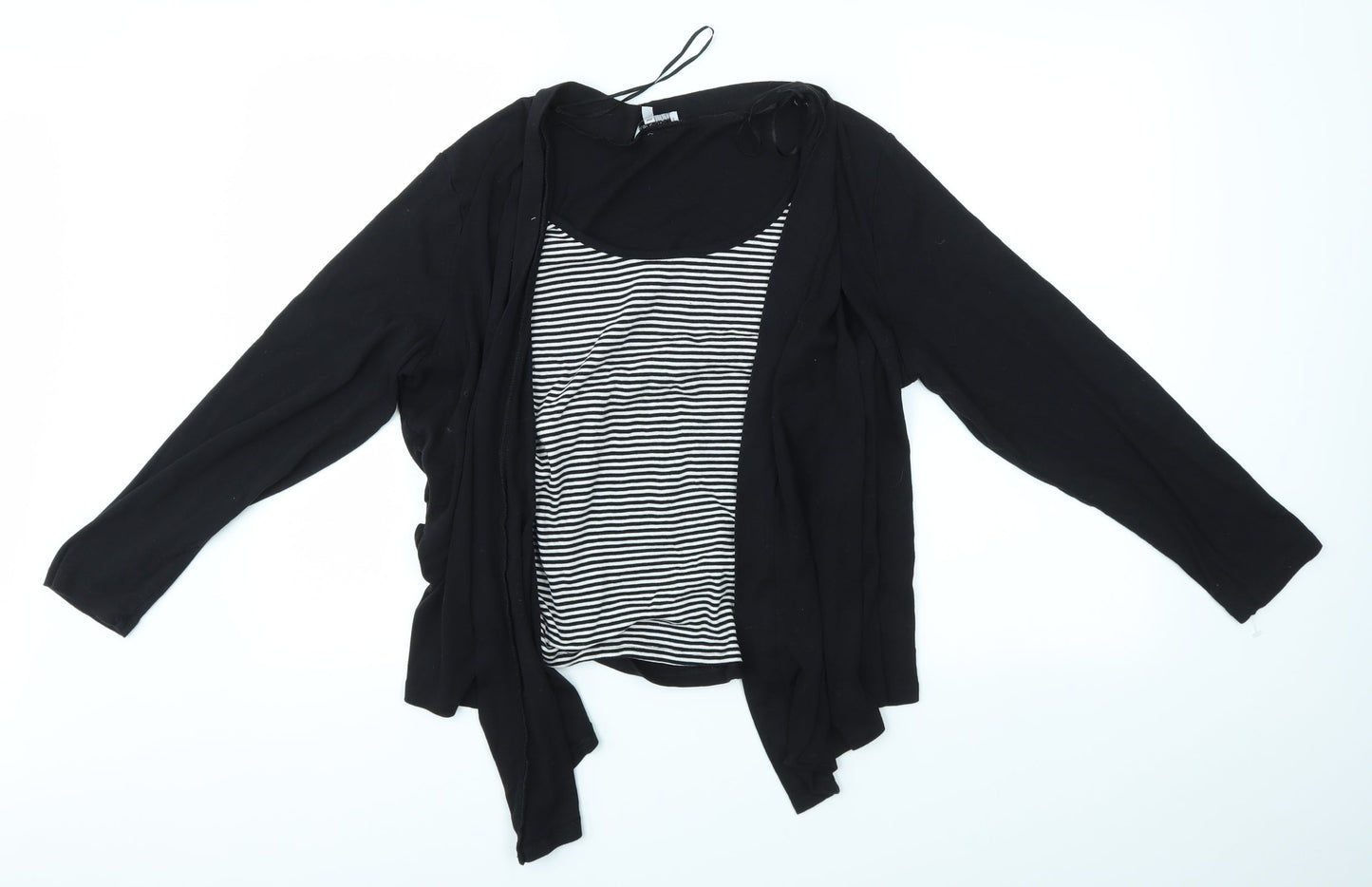 ROGERS AND ROGERS Womens Multicoloured Striped  Cardigan Jumper Size 20