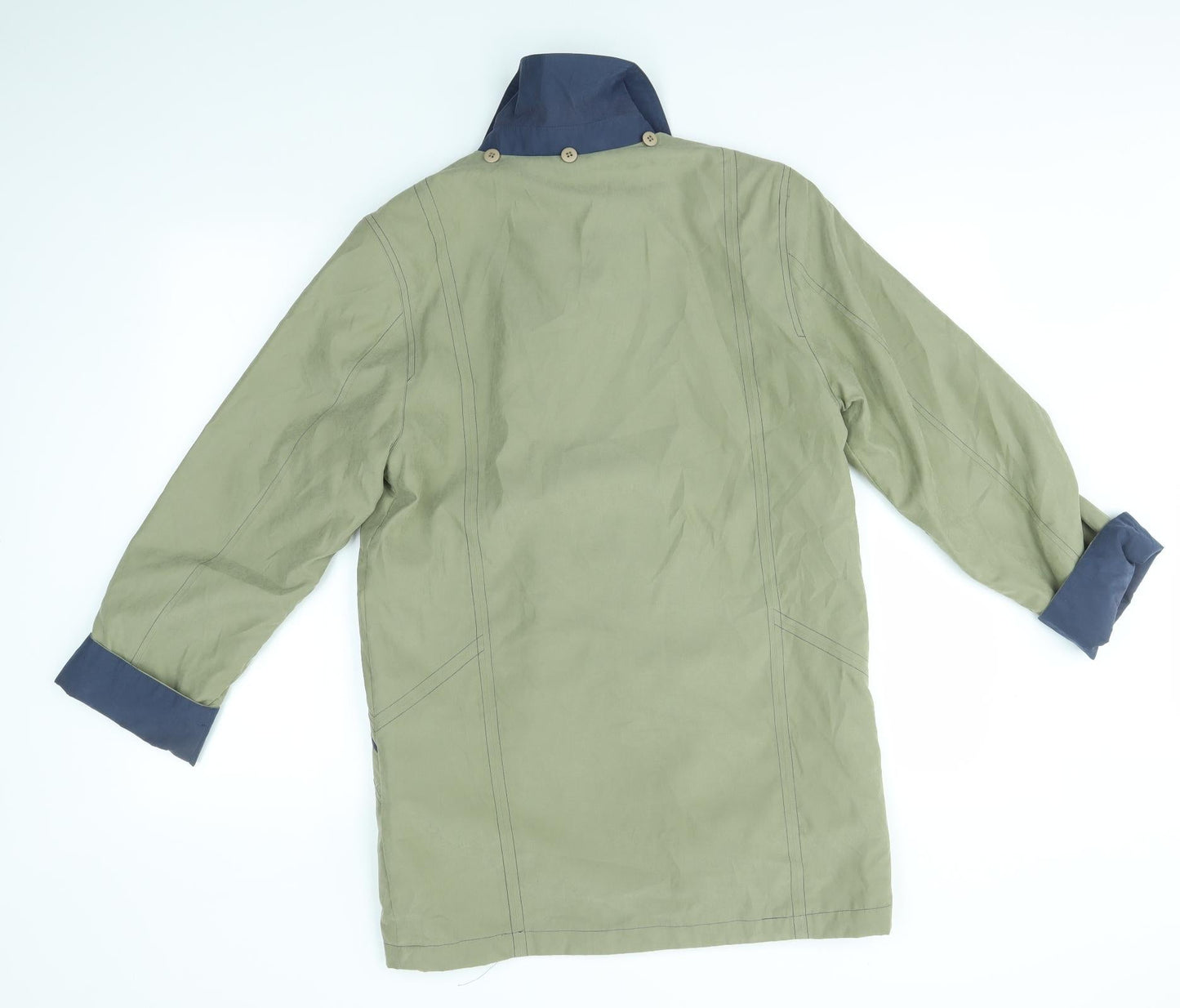AWARD Womens Green   Overcoat Coat Size 10
