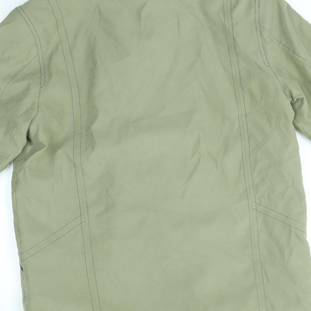 AWARD Womens Green   Overcoat Coat Size 10