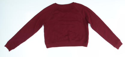FOREVER 21 Womens Red   Pullover Jumper Size L