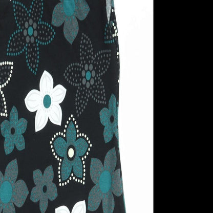 Purple Womens Multicoloured Floral  Bodycon  Size S