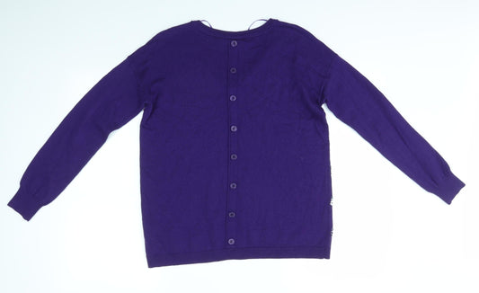 Womens UK Size S FRANSA Purple Pullover Jumper