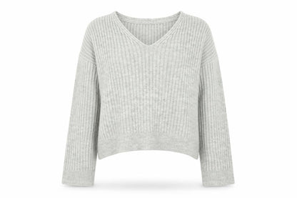 Womens UK Size S New Look Grey Pullover Jumper
