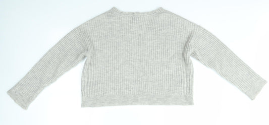 Womens UK Size S New Look Grey Pullover Jumper