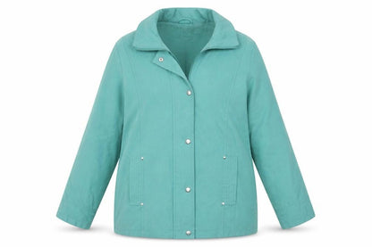 Womens UK Size 12 Classics Green Overcoat