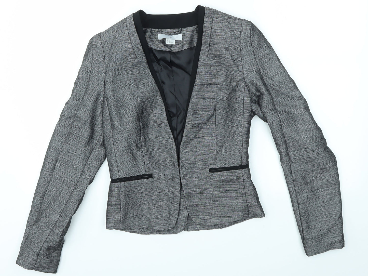 Womens UK Size 6 H&M Grey Jacket