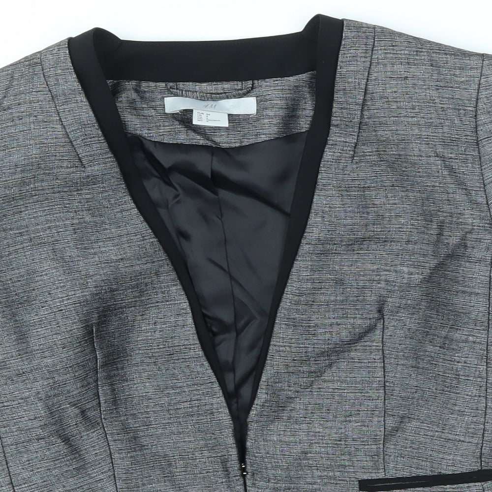 Womens UK Size 6 H&M Grey Jacket