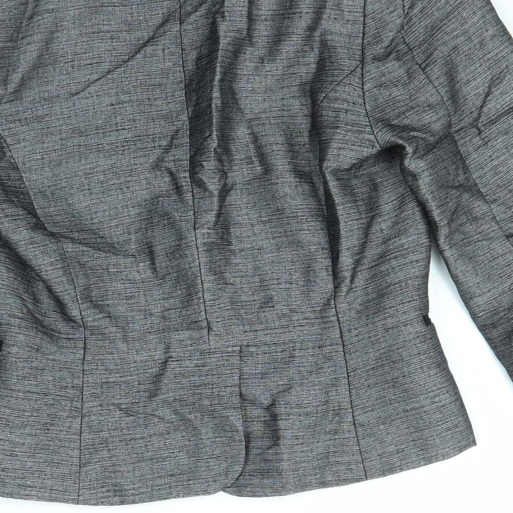 Womens UK Size 6 H&M Grey Jacket
