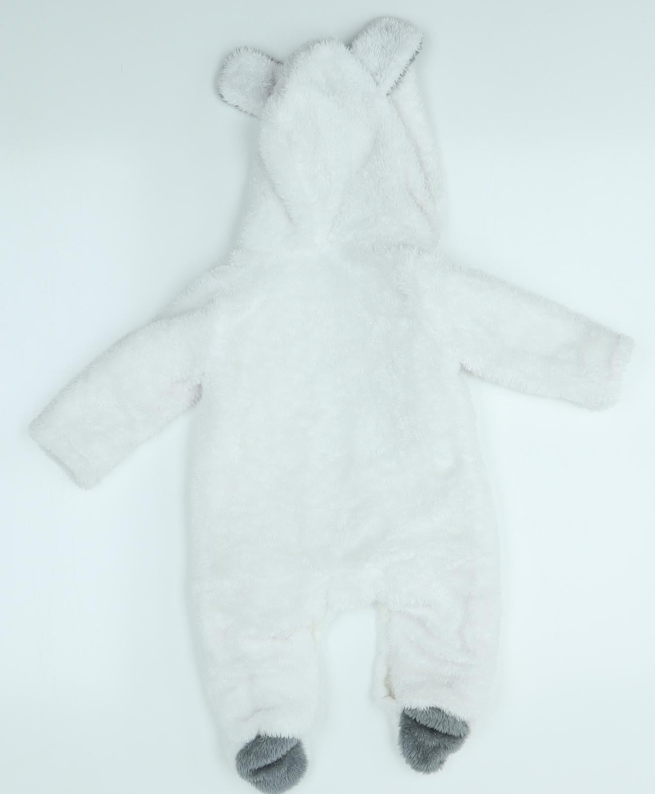 HUZHOU  White   Babygrow One-Piece Size 0-3 Months