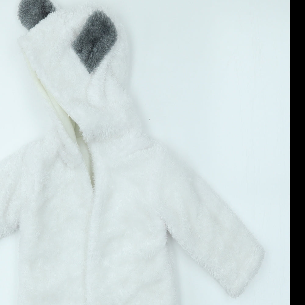 HUZHOU  White   Babygrow One-Piece Size 0-3 Months
