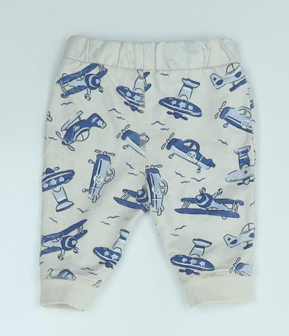 TU Baby Multicoloured   Jogger Trousers Size 0-3 Months