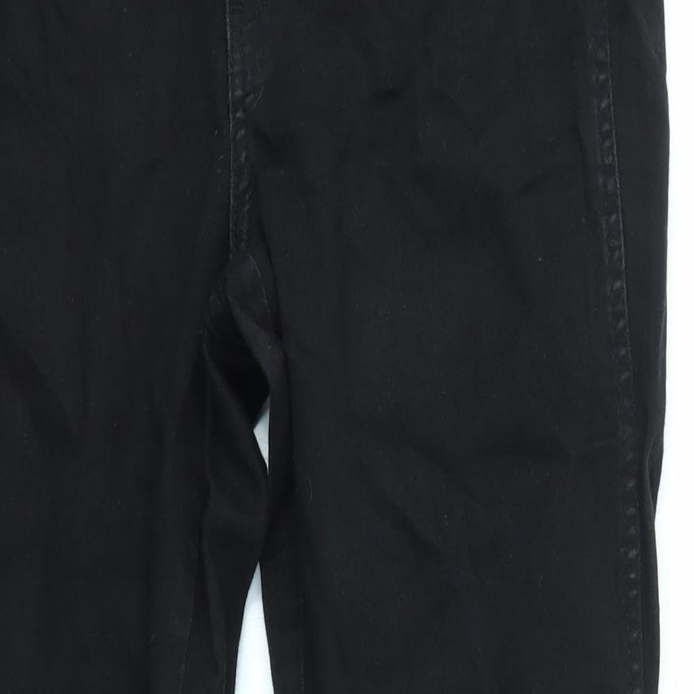 Womens UK Size 30 in H&M Regular Fit Skinny Black Jeans