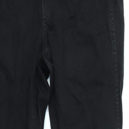 Womens UK Size 30 in H&M Regular Fit Skinny Black Jeans