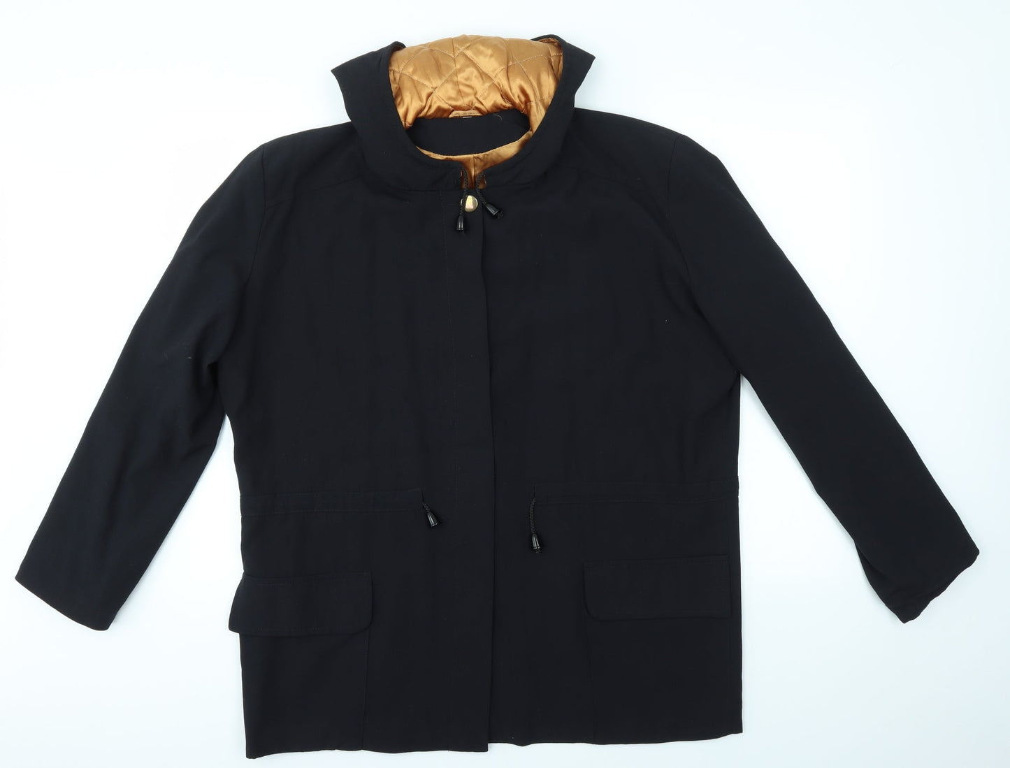 Womens UK Size XL Preworn Multicoloured Overcoat