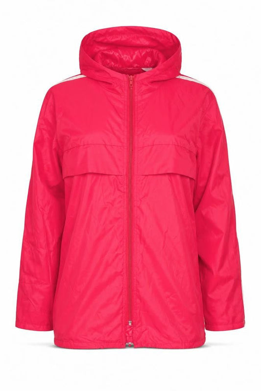 Womens UK Size S Preworn Red Rain Coat