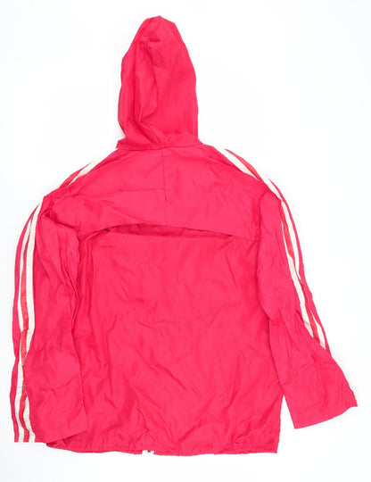 Womens UK Size S Preworn Red Rain Coat