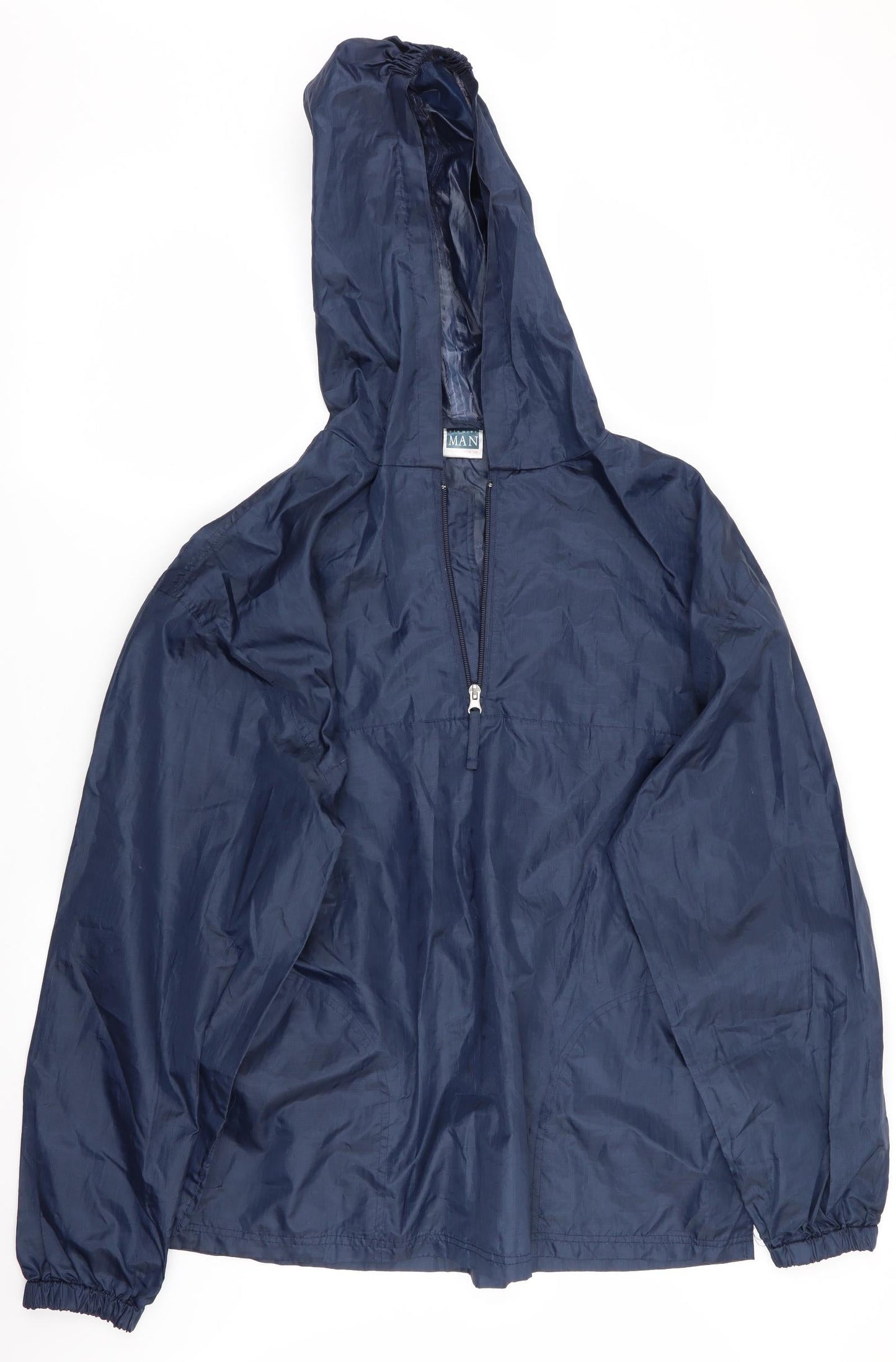 Mens UK Size S Premier Man Blue Rain Coat
