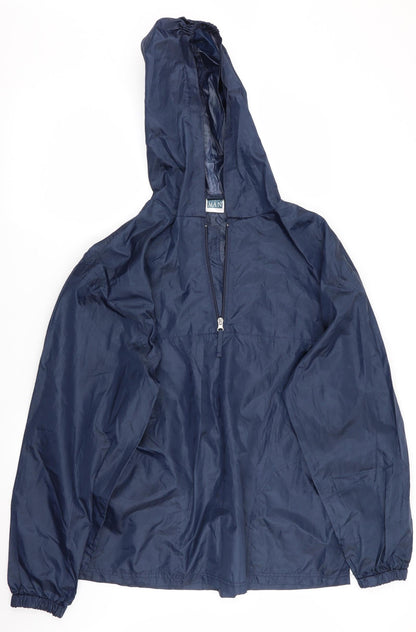 Mens UK Size S Premier Man Blue Rain Coat