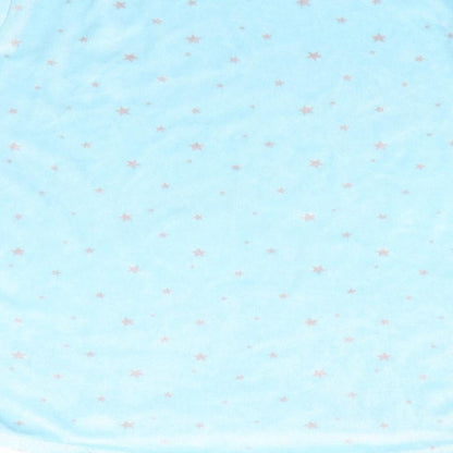 Matalan Girls Blue Solid   Pyjama Top Size 12 Years  - Roll me in fairy dust