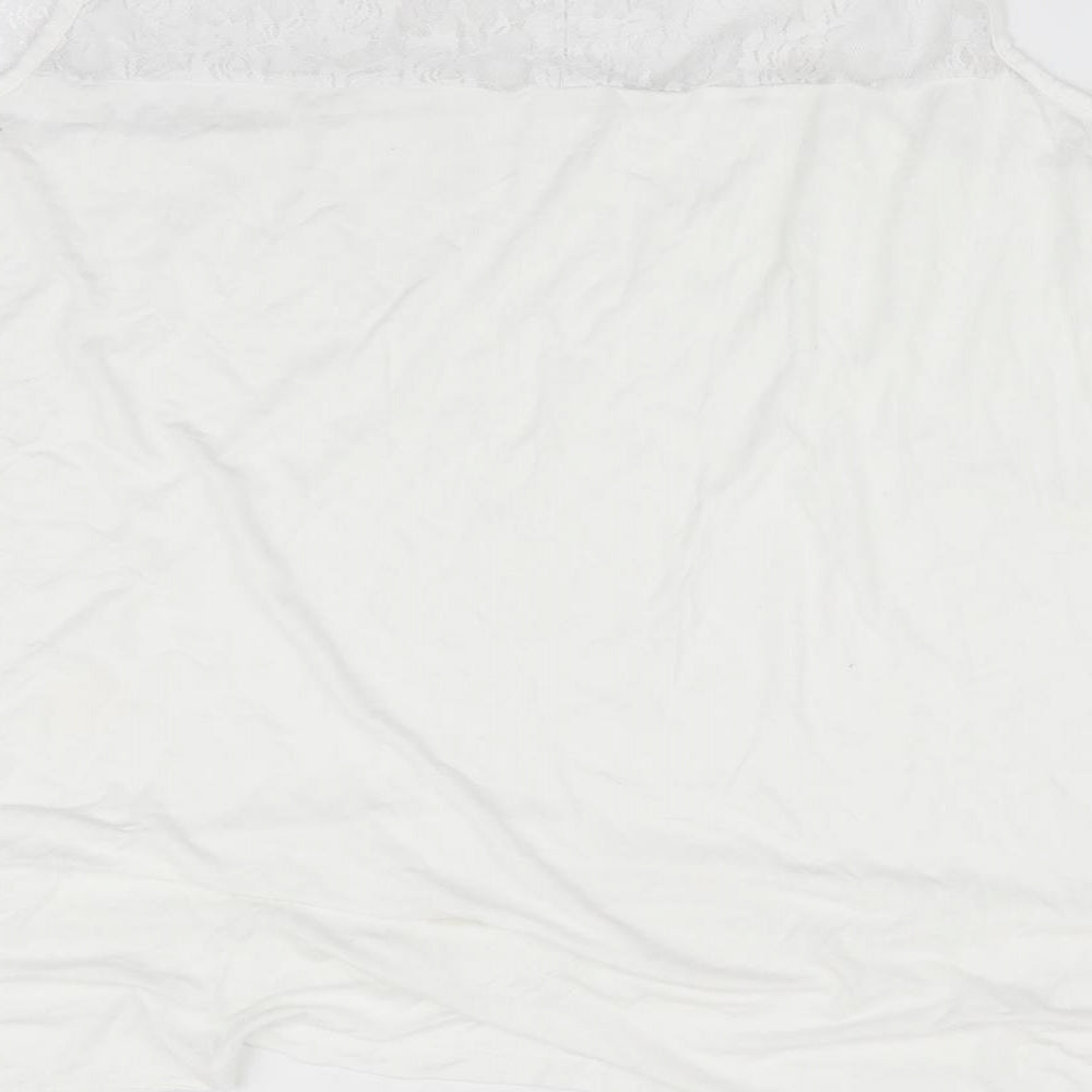 Womens UK Size 24 Studio White Basic T-Shirt