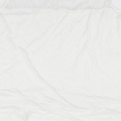 Womens UK Size 24 Studio White Basic T-Shirt