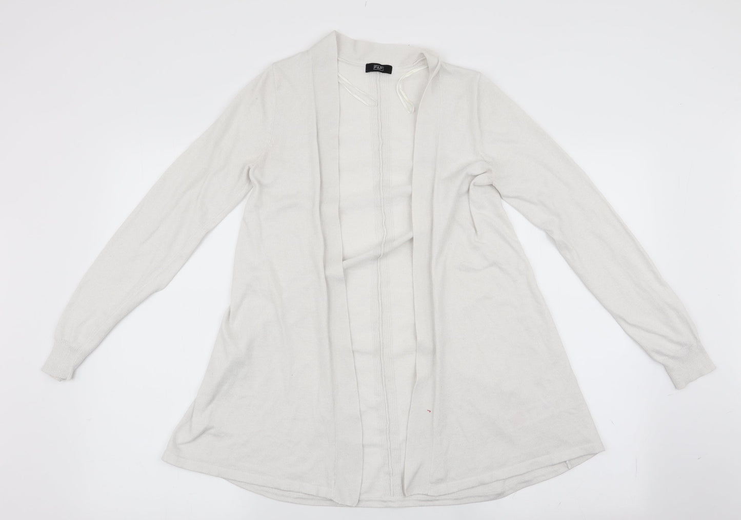 Womens UK Size 8 Florence and Fred White Cardigan Jumper