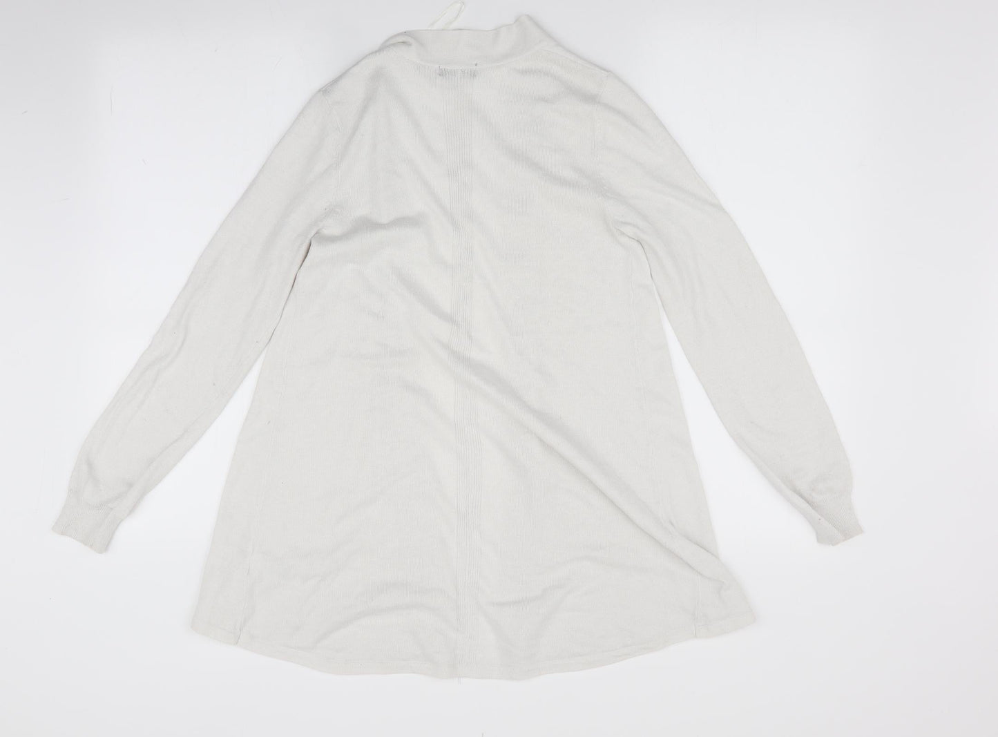 Womens UK Size 8 Florence and Fred White Cardigan Jumper